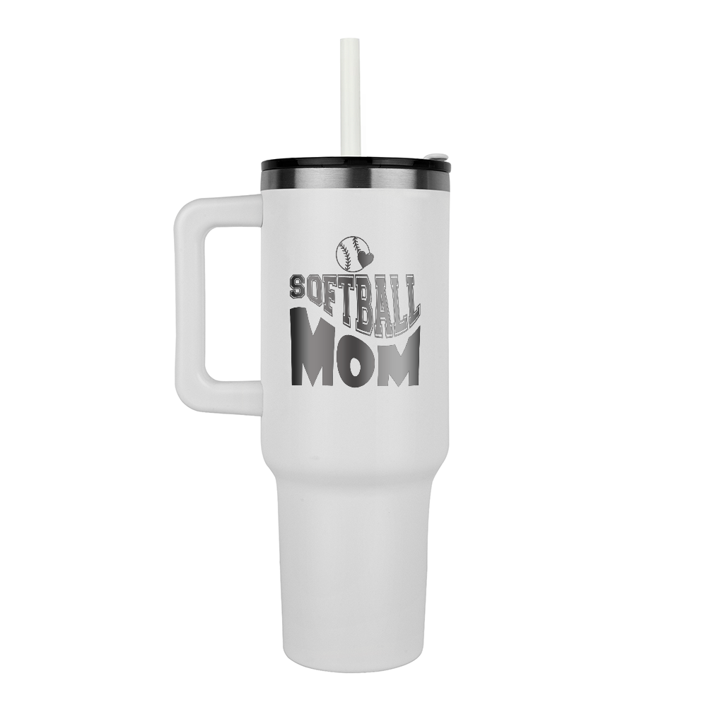 SOFTBALL MOM 40OZ TUMBLER