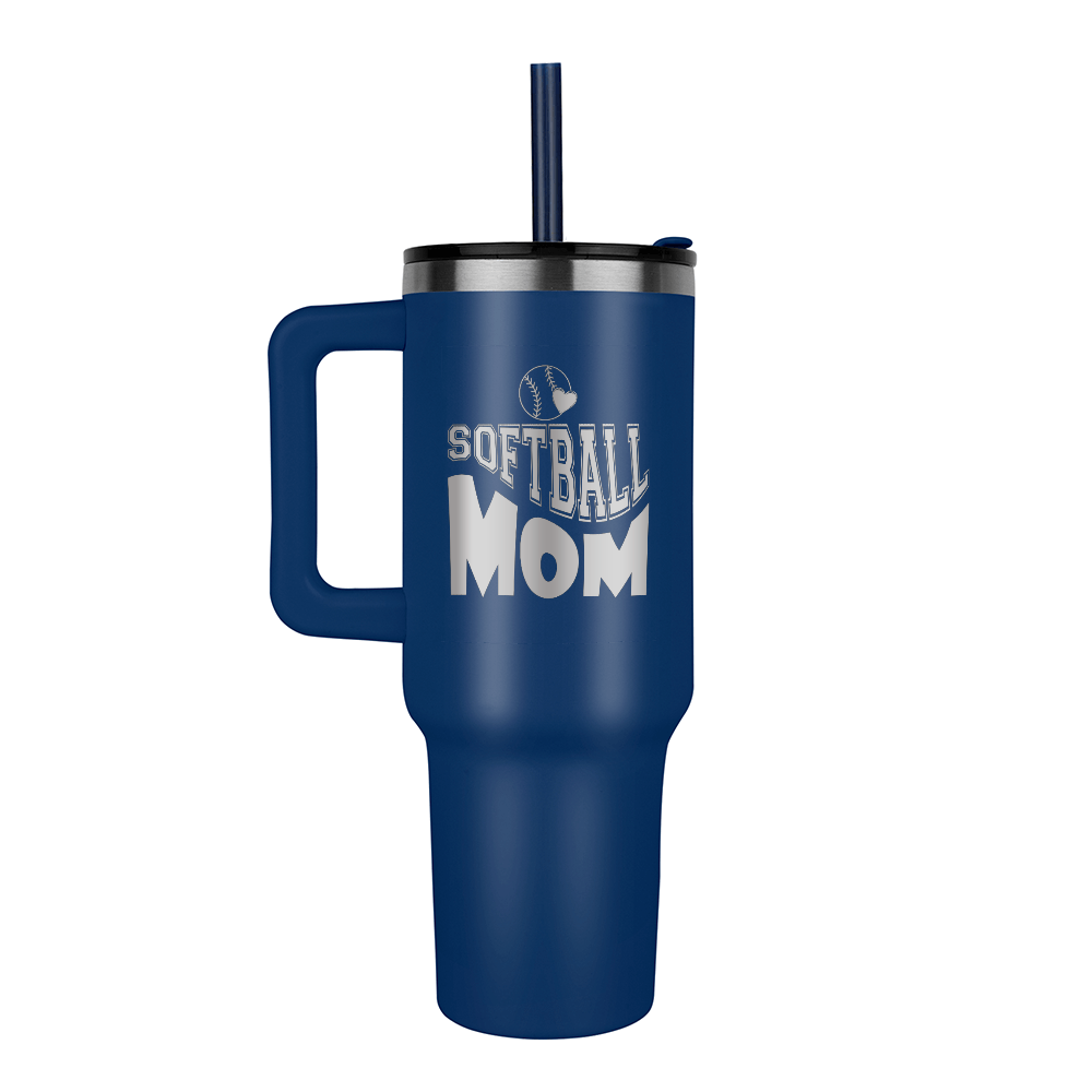 SOFTBALL MOM 40OZ TUMBLER