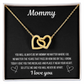 NECKLACE FOR MOMMY - INTERLOCKING HEARTS