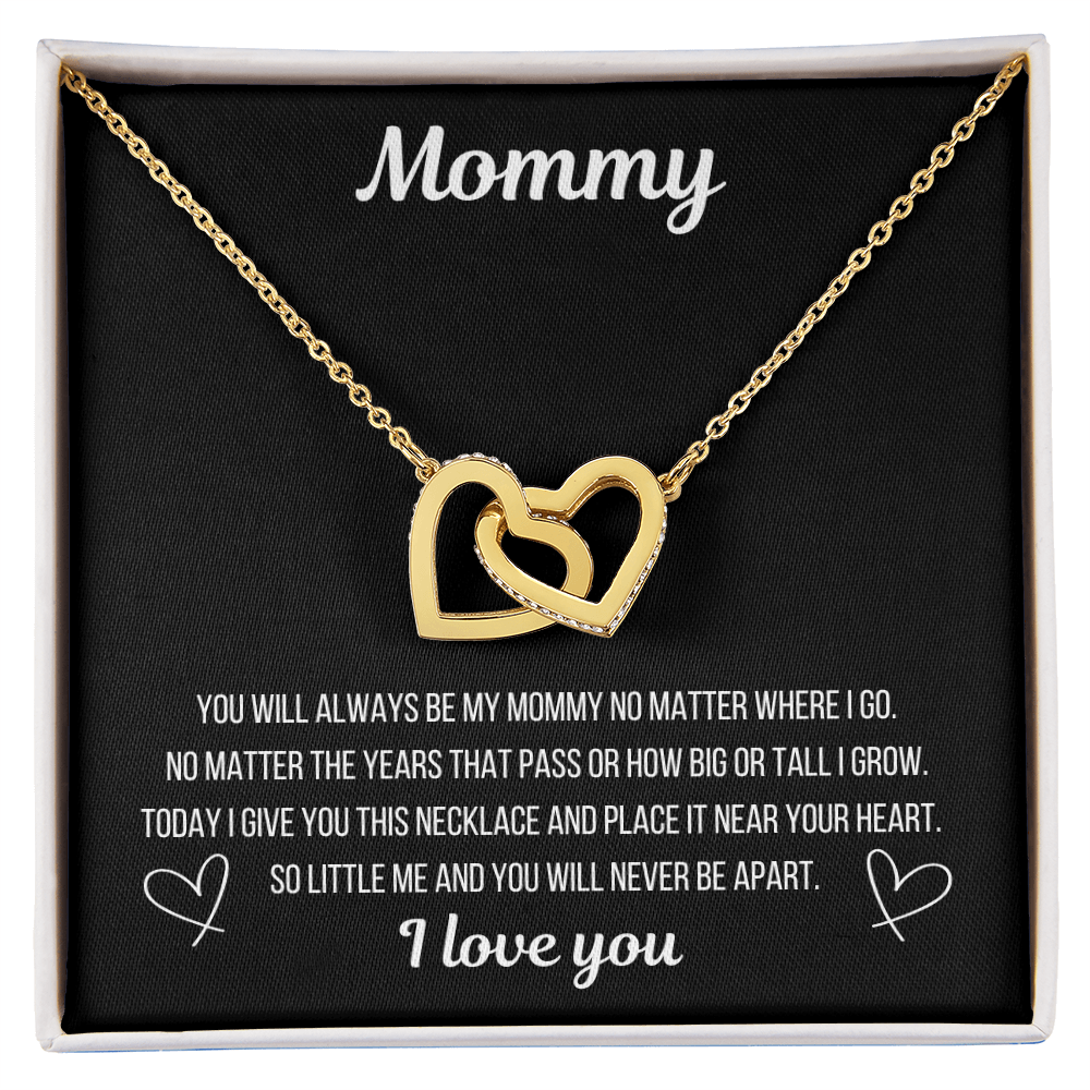NECKLACE FOR MOMMY - INTERLOCKING HEARTS