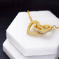 NECKLACE FOR MOMMY - INTERLOCKING HEARTS