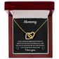 NECKLACE FOR MOMMY - INTERLOCKING HEARTS
