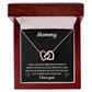 NECKLACE FOR MOMMY - INTERLOCKING HEARTS
