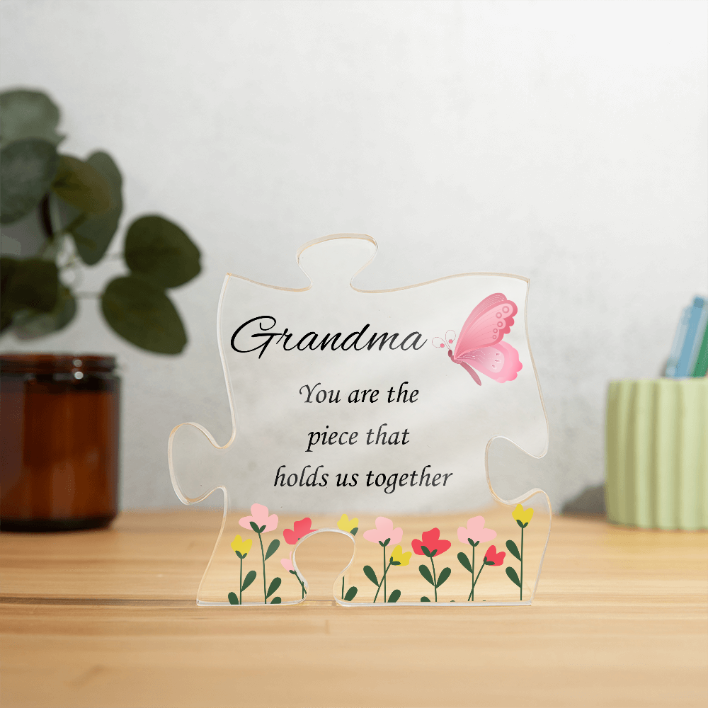 ACRYLIC PUZZLE PIECE FOR GRANDMA