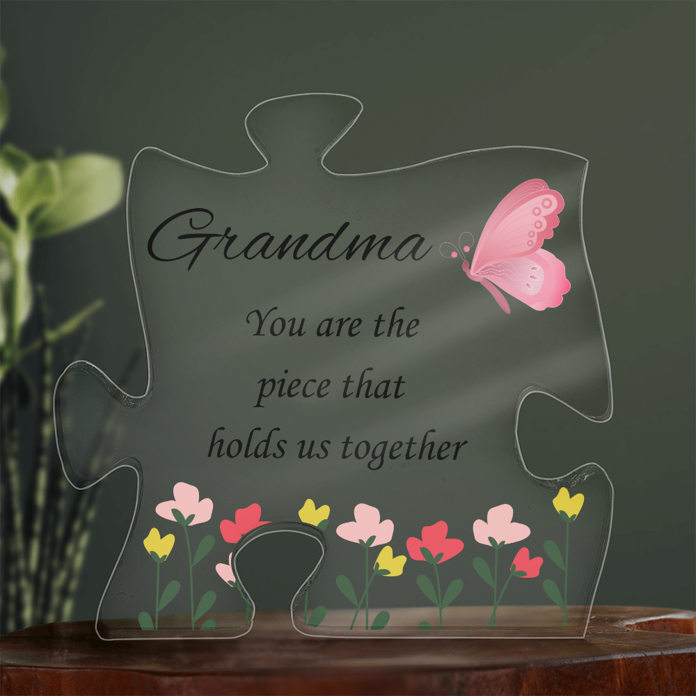 ACRYLIC PUZZLE PIECE FOR GRANDMA