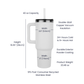 SOFTBALL MOM 40OZ TUMBLER